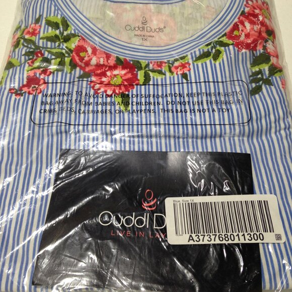 NEW 1X Cuddl Duds Cotton Touch Dolman Tunic & Gaucho Pant Set with pockets (QVC) - Picture 6 of 10